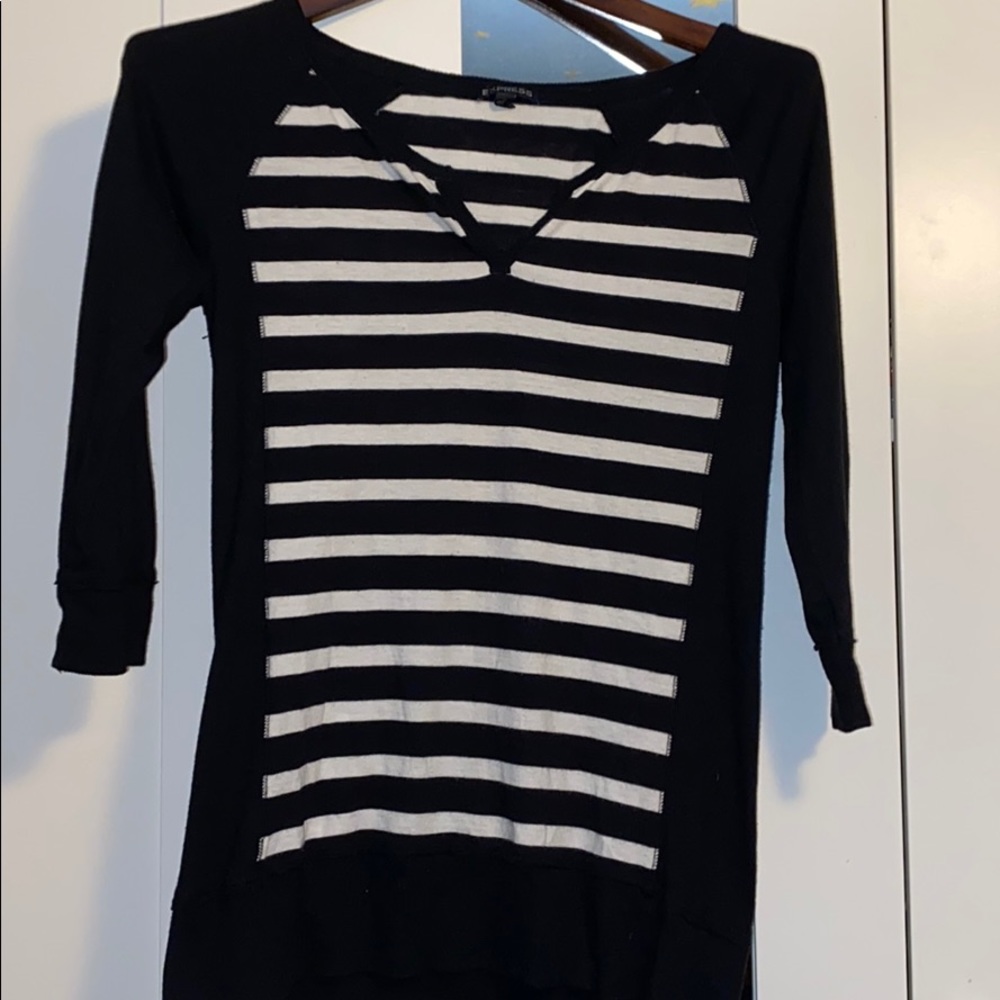 3/4 Length Striped Express Shirt